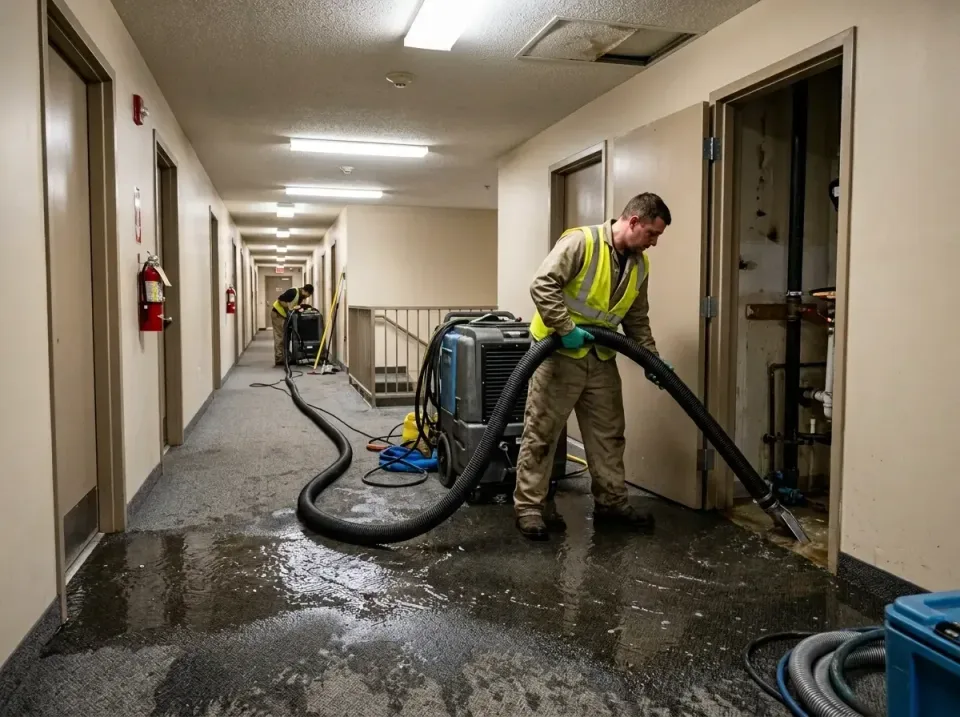 multi-unit-apartment-hallway-f-005 — frequently asked questions, Emergency Burst Pipe Water Extraction & Removal in Rowlett,…